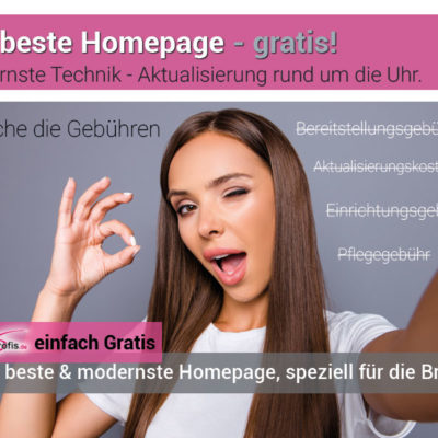 Gratis-Homepage, jetzt kostenlos – so einfach, wie nie zuvor